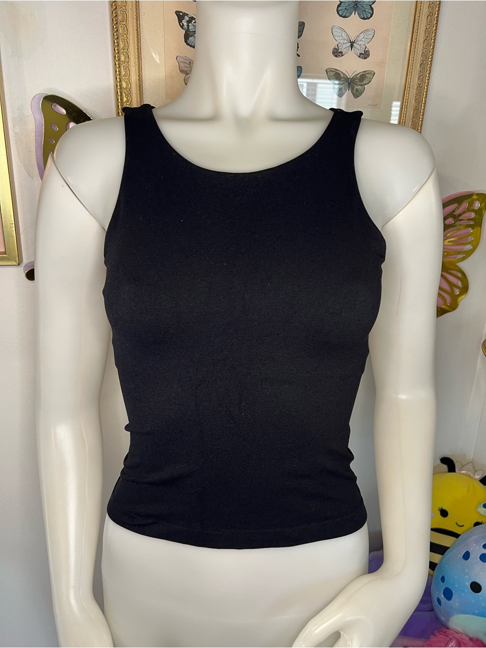 Free People Intimately Classic Black Tank Top